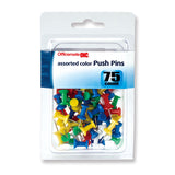 Clips and Fasteners - Push Pins, Assorted Colors