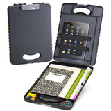 Deluxe Tablet Clipboard Case, Charcoal