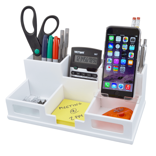 Desk Organizer with Smart Phone Holder™