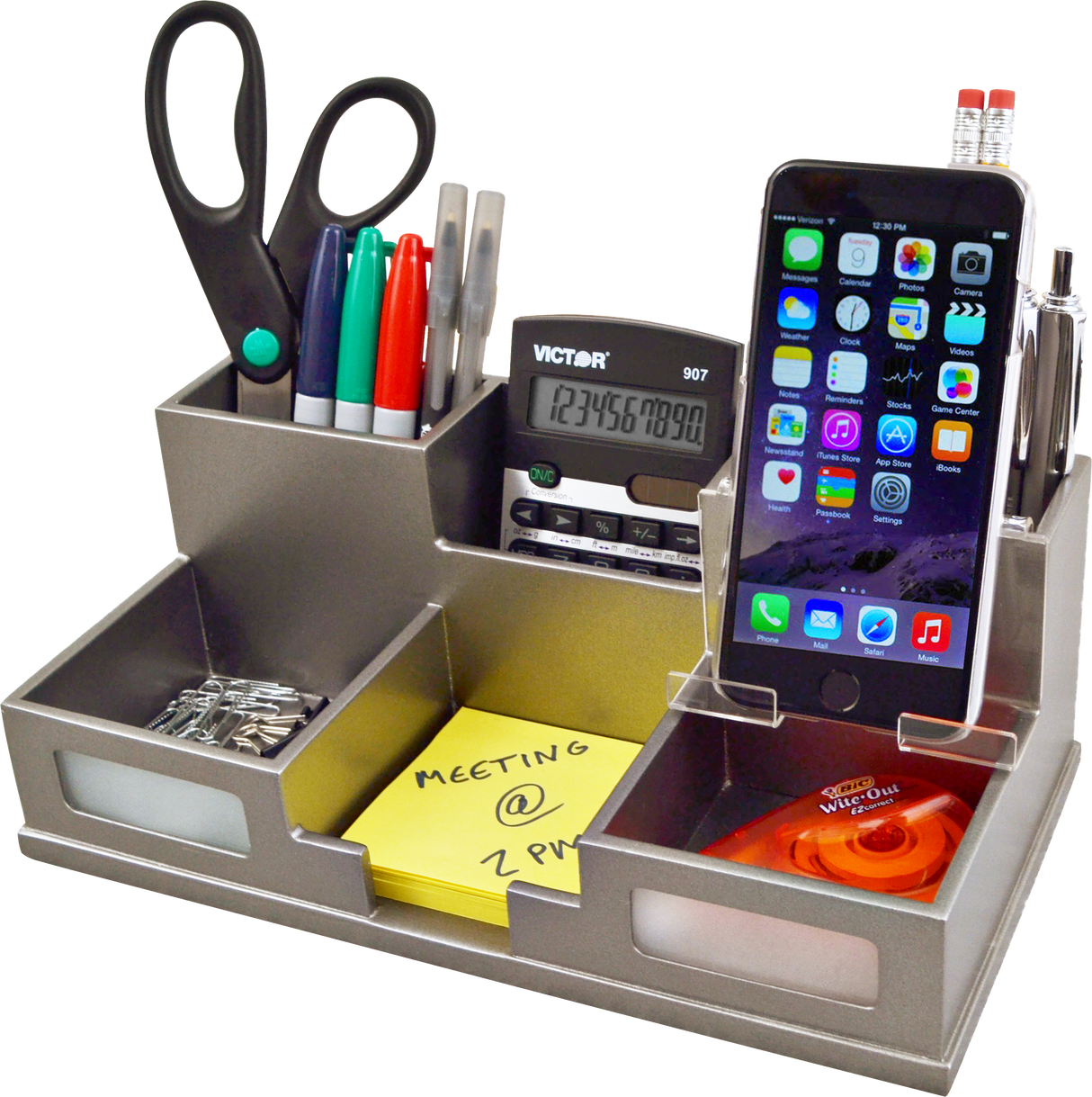 Desk Organizer with Smart Phone Holder™