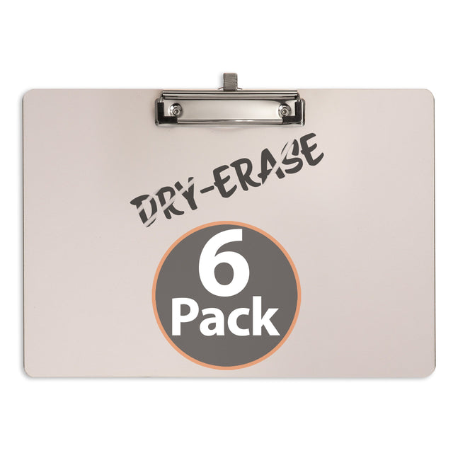 Dry Erase Clipboard with Side Clip