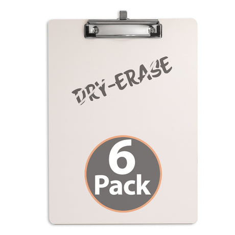 Dry Erase Clipboard with Top Clip