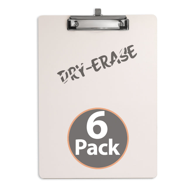 Dry Erase Clipboard with Top Clip
