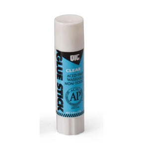 Officemate® clear, acid-free, washable, and non-toxic glue stick
