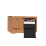 Black seat sack with packaging box labeled 'Classroom Pack of 25' on a white background