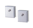 Heavy Duty Magnets, Large, 2-CD, Silver