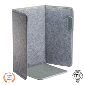 Victor® Heetz™ grey felt foot and leg warmer with control panel