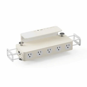 Lon:HUB high-speed charging and connectivity station in white