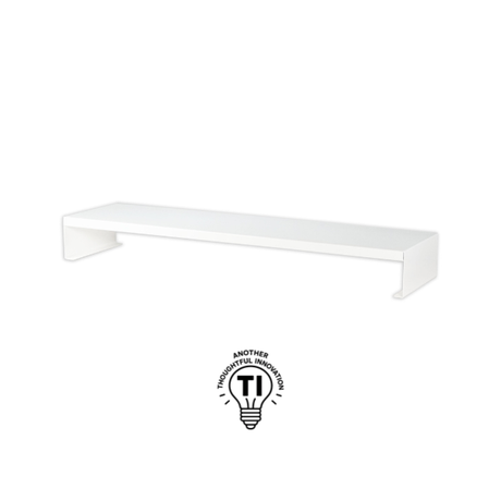 MagnaTrack 36" All Steel Monitor Riser - Arctic White