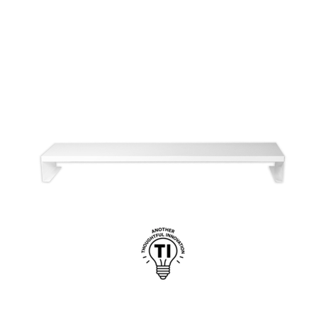 MagnaTrack 36" All Steel Monitor Riser - Arctic White