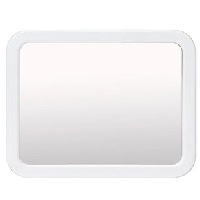 Officemate® Magnetic Mirror with a white plastic frame