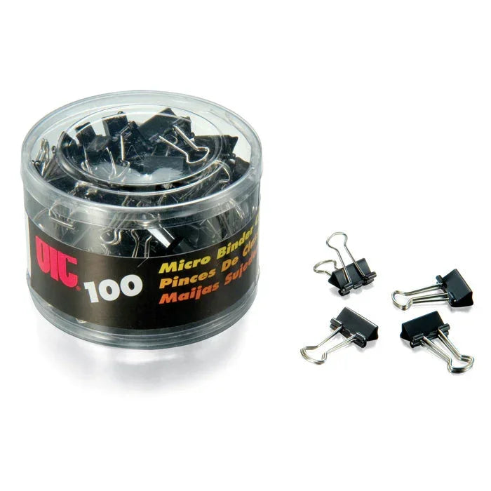 Micro - Binder Clips, Black – Victor® Technology