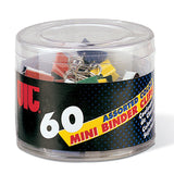 Mini - Binder Clips, Assorted Colors