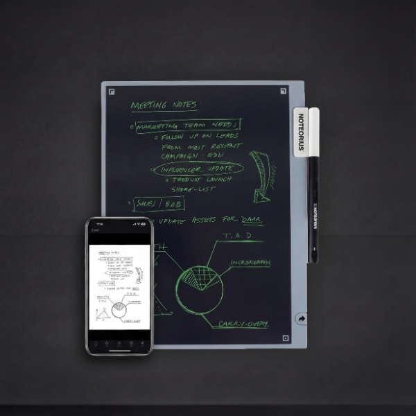Noteorius Smart Notebook: Digital Writing Pad with Smart Pen & Cloud Sync
