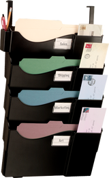 Officemate® 4-Pocket Grande Central Filing System With Partition Hangers