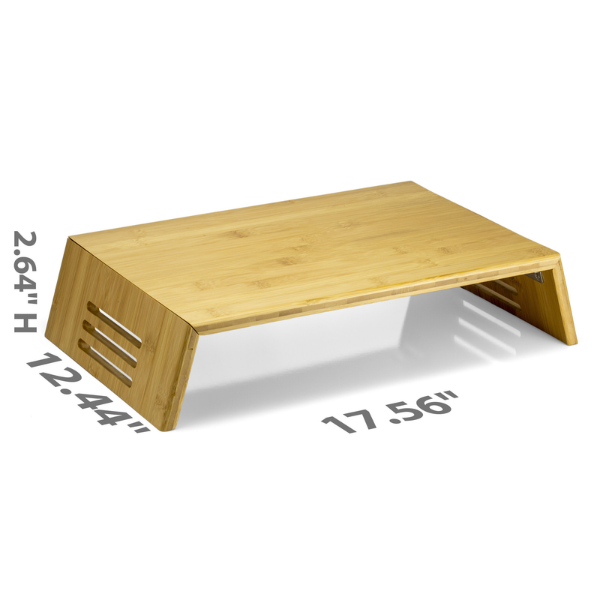 Officemate® Bamboo Monitor Stand