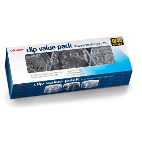 Officemate® Clip Value Pack
