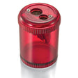 Officemate® Double Barrel Pencil and Crayon Sharpener with Metal Cutter