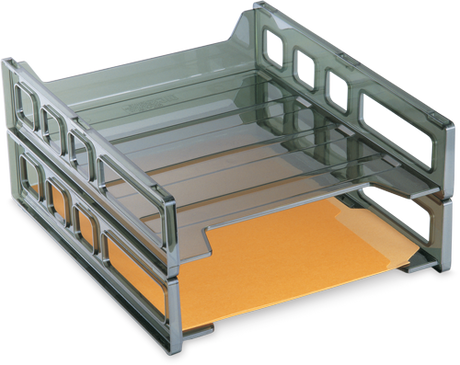 Officemate® Front Load Letter Tray - Gray