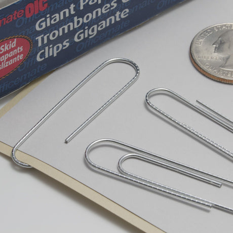 Officemate® Giant Non-Skid Paper Clips