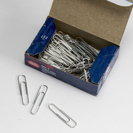 Officemate® Large Non-Skid Paper Clips