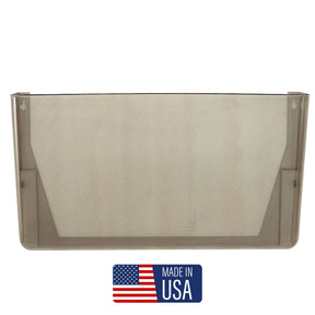 Officemate® Letter Wall File in clear acrylic, made in USA