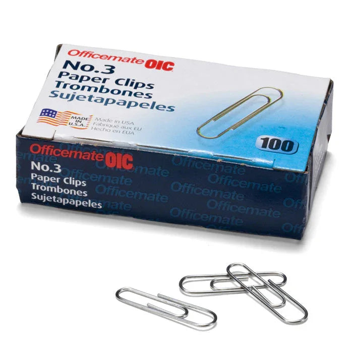 Officemate Premium #1 Paper Clips, 1,000 Count (99916)