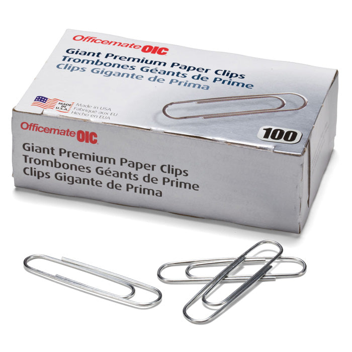 Officemate® Premium Giant Paper Clips