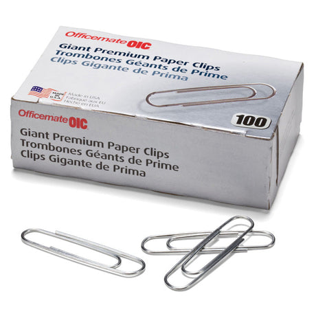 Officemate® Premium Giant Paper Clips