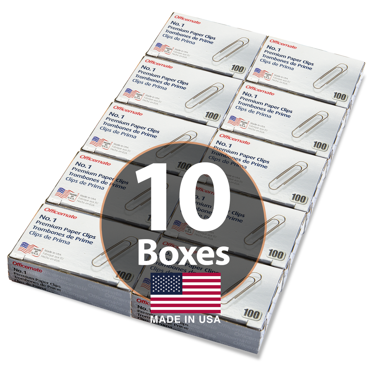 Officemate® Premium Large Paper Clips