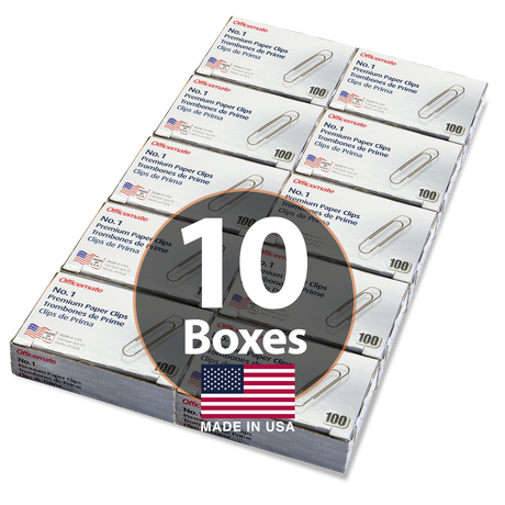 Officemate® Premium Large Paper Clips