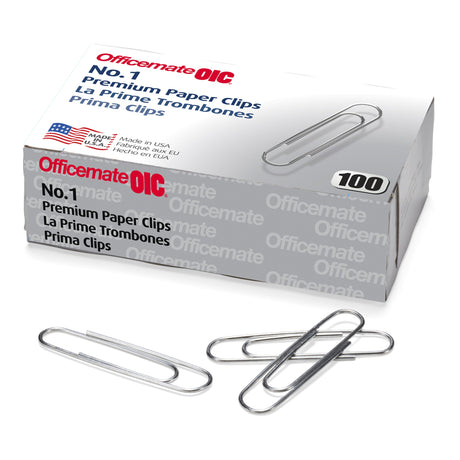 Officemate® Premium Large Paper Clips