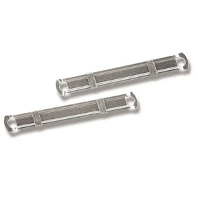 Two Officemate® Premium Prong Fastener Compressors in silver.
