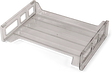 Clear side load letter tray for desk organization, ideal for sorting office documents