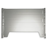 Clear plastic side load letter tray for office desk organization