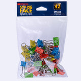 Officemate® Smiling Face Binder Clips - Small