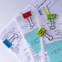 Officemate® Smiling Face Binder Clips - Small