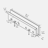 Practiko Otis Edge product dimensions
