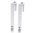 Partition Hangers for Unbreakable Wall Files, Letter- Legal Size, White