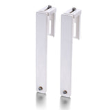 Partition Hangers for Unbreakable Wall Files, Letter- Legal Size, White