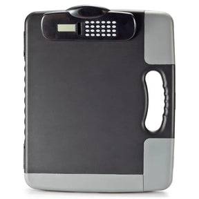 Officemate Portable Clipboard Storage Case with built-in calculator and carrying handle