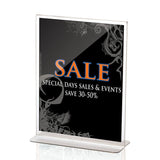 Premium 8 1/2-inch x 11-inch Upright Sign Holder