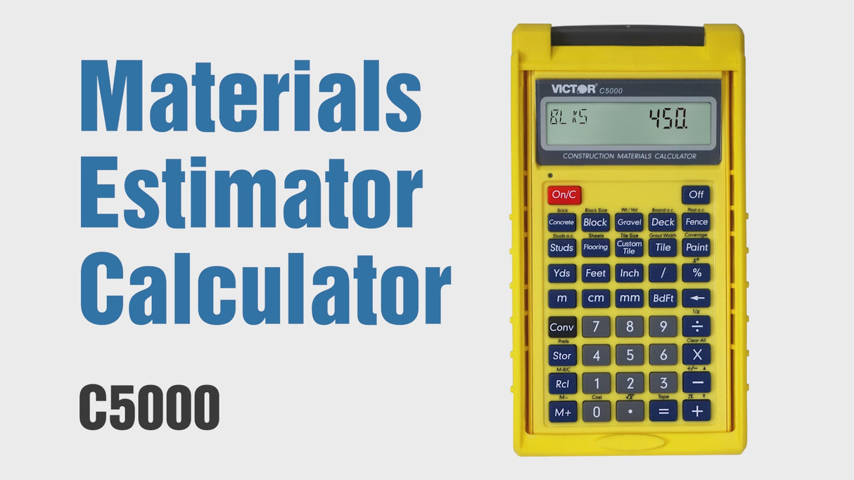 VICTOR® Construction Materials Calculator – Project Estimation & Cost Calculator