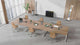Alba Wooden Mobile Display with 5 Shelves