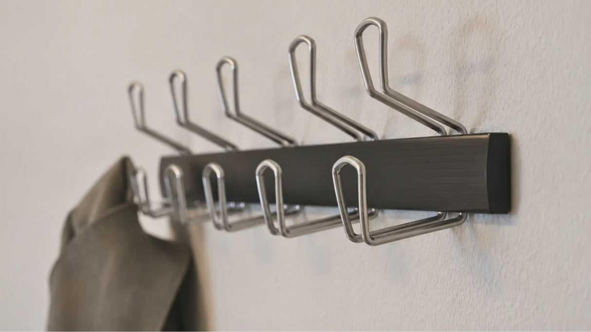 Alba Pro Wall Mounted Double Peg Rail
