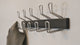 Alba Pro Wall Mounted Double Peg Rail
