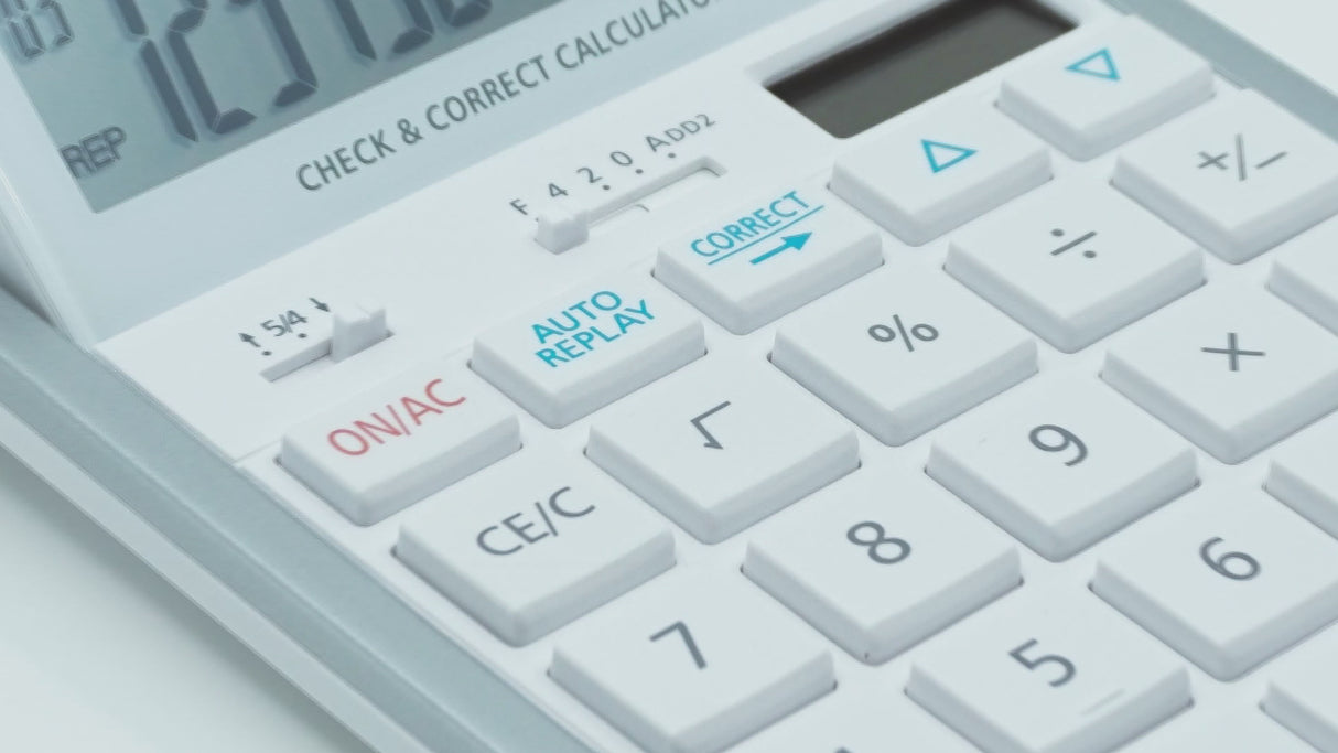 VICTOR® Professional Desktop Calculator – Check & Correct Function