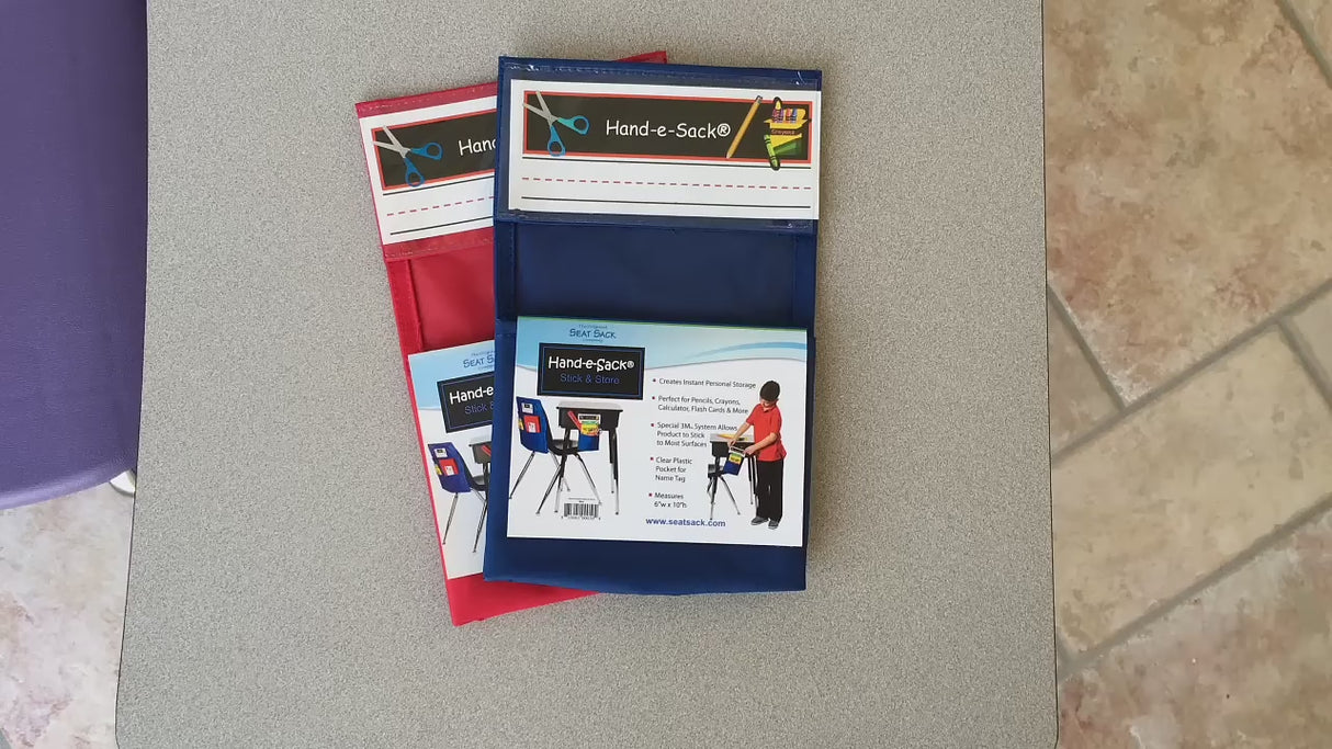 Hand-e-Sack – Hanging Desk Storage Pouch | Seat Sack®