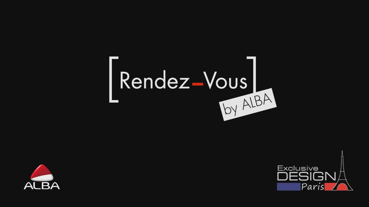 Alba Rendez-Vous Cup Organizer – 3-Compartment Coffee Cup, Stirrer, and Napkin Holder