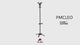 Alba Cleo Chrome Coat Stand with Umbrella Holder – 10-Peg Office Floor Coat Rack